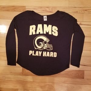 🏈Pink Victoria Secret  NFL Rams shirt🏈